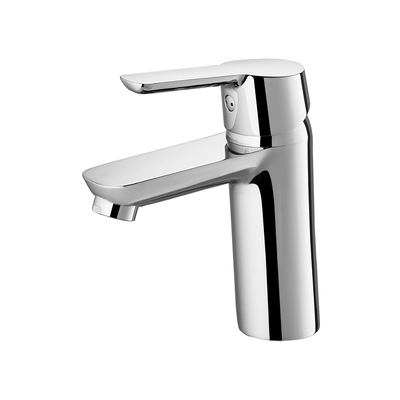 Покрытый хромом кран ванны одиночного отверстия Faucet таза мытья Monobloc ультра прочный