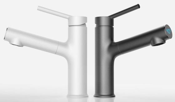 Вытяните вне Bathroom крана смесителя faucet таза цифрового дисплея однорычажный для раковины